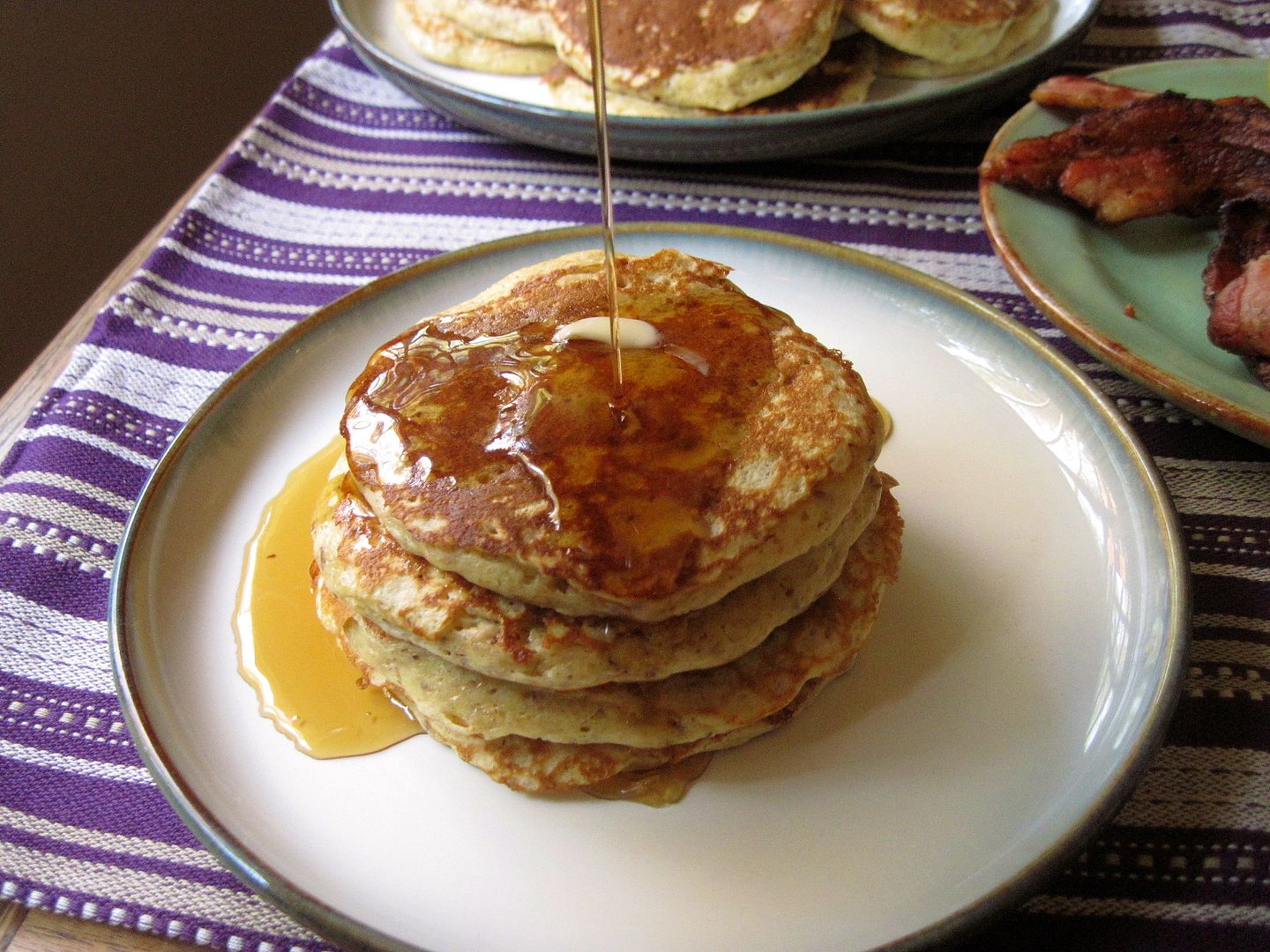 Whole Grain & Flax Buttermilk Pancakes